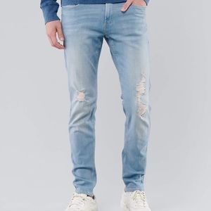 Men’ Hollister skinny ripped jeans